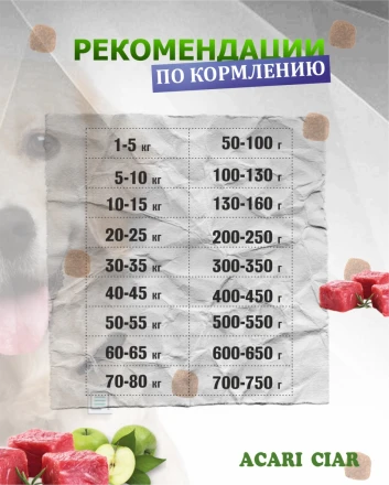 Acari Ciar Regular Говядина/Рыба, 3.5 кг 