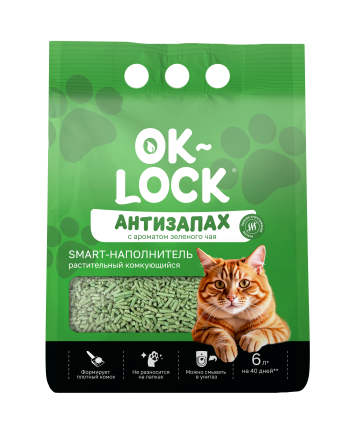 Наполнитель Ok-Lock Зеленый чай, 6л 