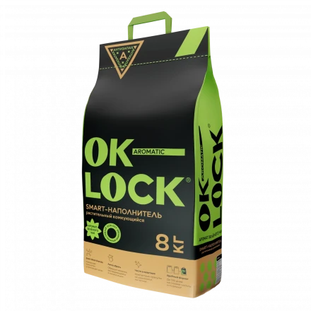 Наполнитель Ok-Lock Зеленый Чай, 8 кг 