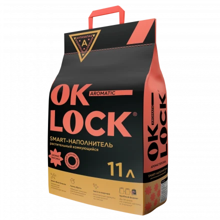 Наполнитель Ok-Lock Персик, 11л 
