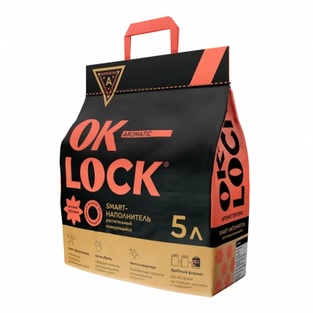 Наполнитель Ok-Lock Персик, 5л 