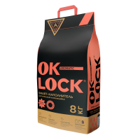 Наполнитель Ok-Lock Персик, 8 кг