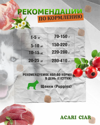 PUPPY для щенков от 2 до 6 месяцев 3.5 kg 