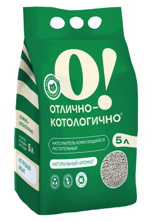 Наполнитель О!Отлично без ароматизатора, 5л 