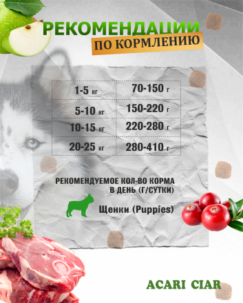 JUNIOR для щенков от 6 до 18 месяцев 25 kg 