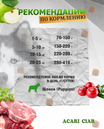 JUNIOR для щенков от 6 до 18 месяцев 25 kg 