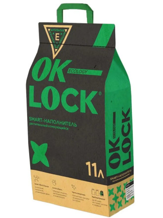 Наполнитель Ok-Lock растительный, 11л 