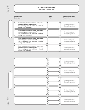 Международный ветеринарный паспорт FCI 